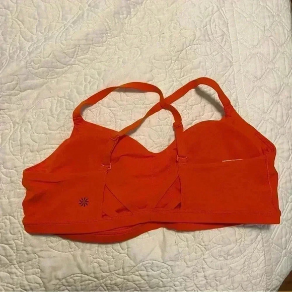 Athleta Orange Sport Bra - Picture 5 of 5